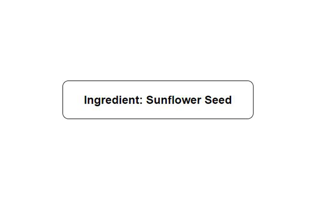 Nature's Vault Sunflower Seed    Pack  100 grams